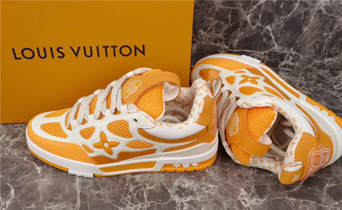 LV SKATE SNEAKER YELLOW WHITE