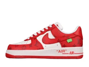 NIKE AIR FORCE 1 x LOUIS VUITTON VIRGIL ABLOH WHITE RED