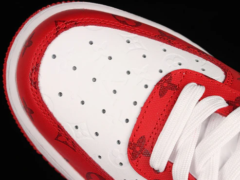 NIKE AIR FORCE 1 x LOUIS VUITTON VIRGIL ABLOH WHITE RED