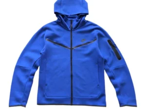NIKE TECH FLEECE HOODIE x BLUE