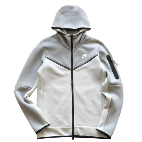 NIKE TECH FLEECE HOODIE x GREY
