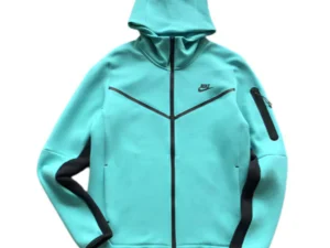 NIKE TECH FLEECE HOODIE x WASHED TEAL