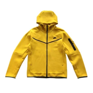 GNIKE TECH FLEECE HOODIE x YELLOW