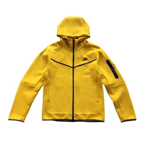 GNIKE TECH FLEECE HOODIE x YELLOW