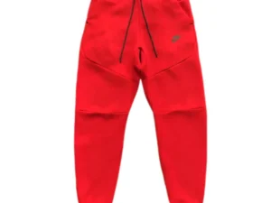 NIKE TECH FLEECE PANTS x UNIVERSITY RED