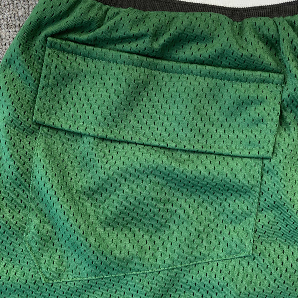 RHUDE RH LOGO SHORTS GREEN
