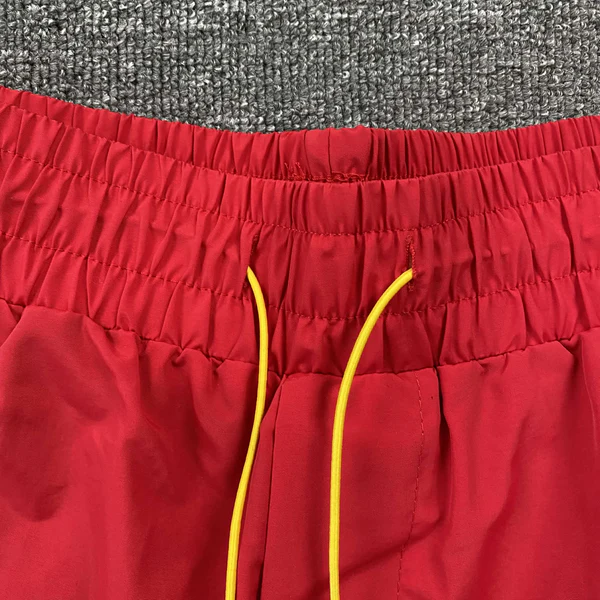RHUDE RH LOGO SHORTS BLACK ON BLACK
