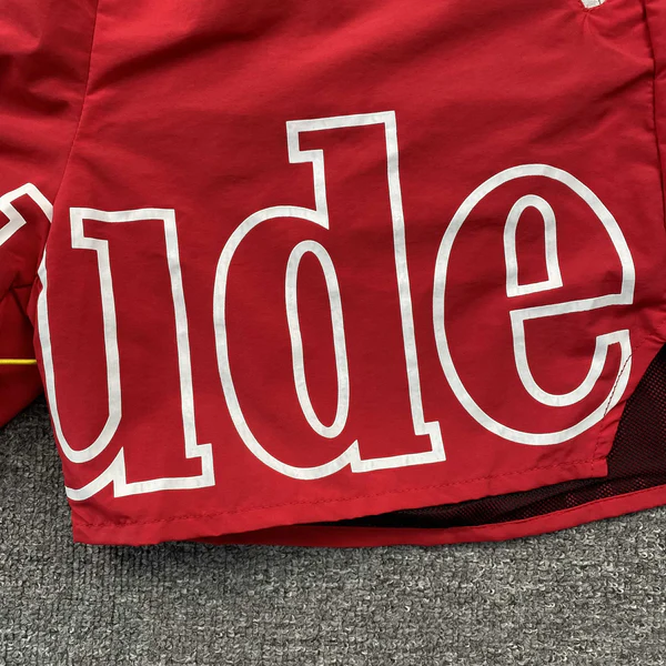 RHUDE RH LOGO SHORTS BLACK ON BLACK