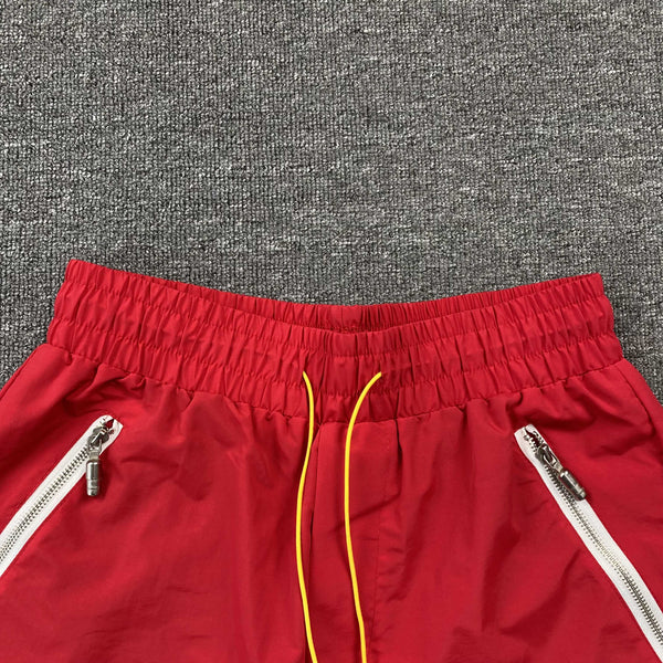 RHUDE RH LOGO SHORTS BLACK ON BLACK