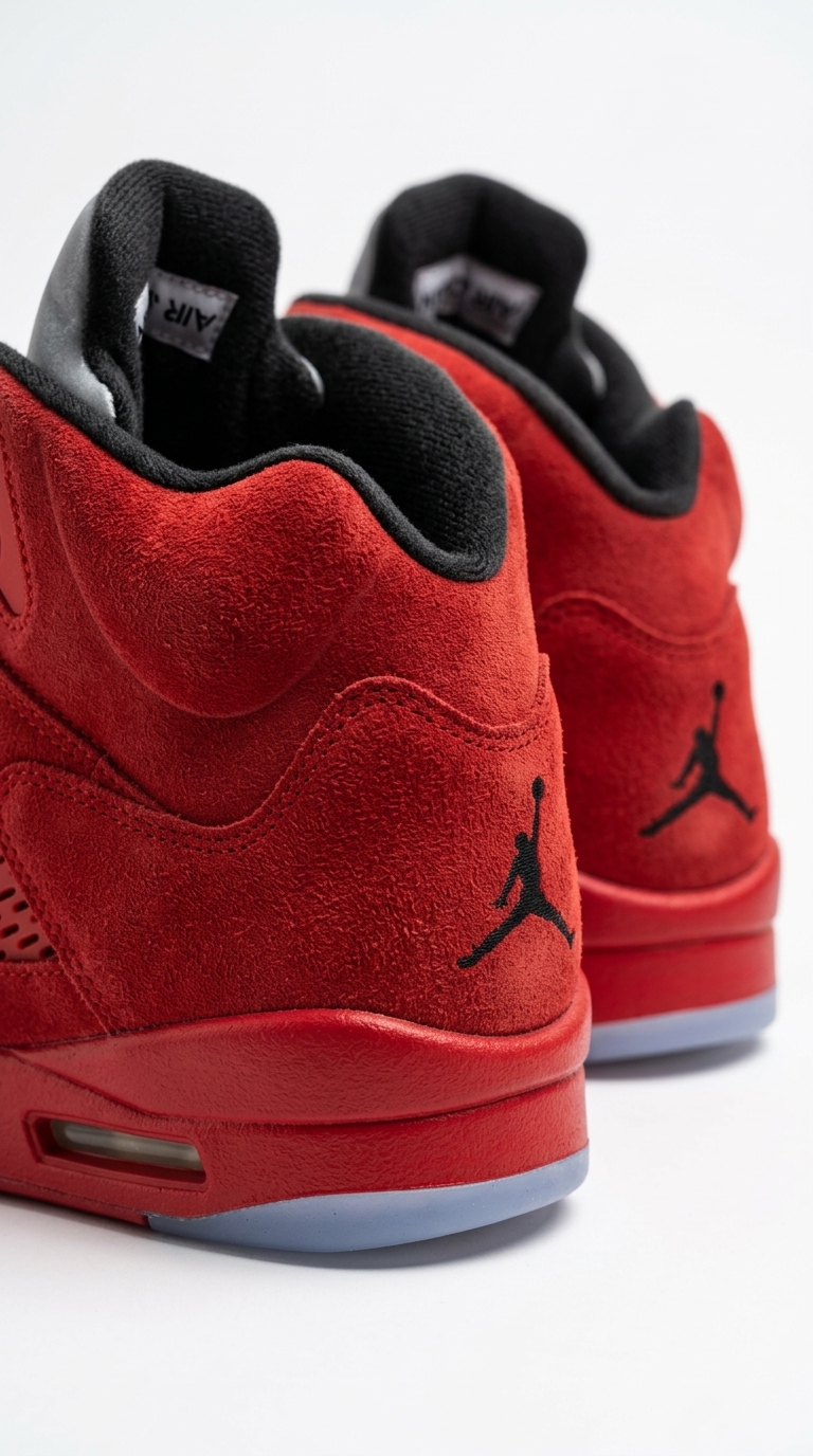 JORDAN 5 RETRO x RED SUEDE