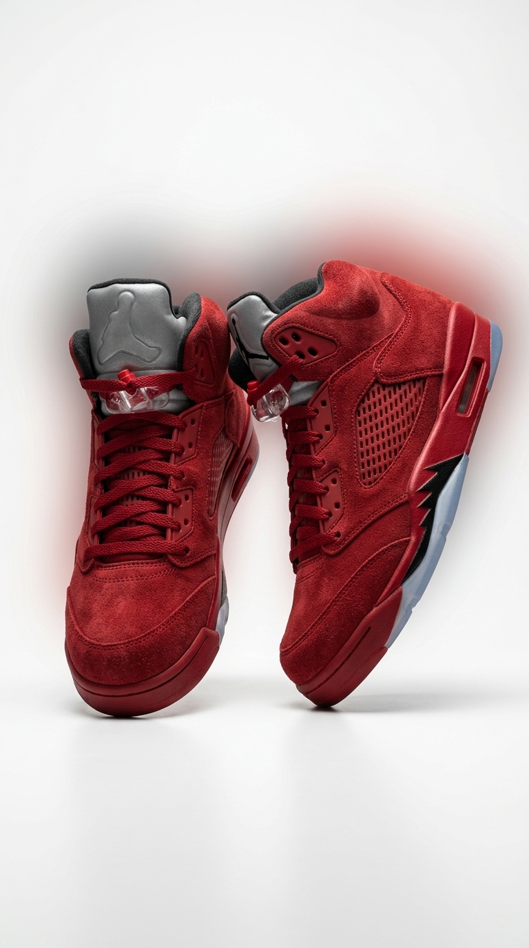 JORDAN 5 RETRO x RED SUEDE