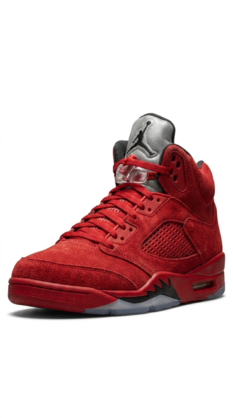 JORDAN 5 RETRO x RED SUEDE