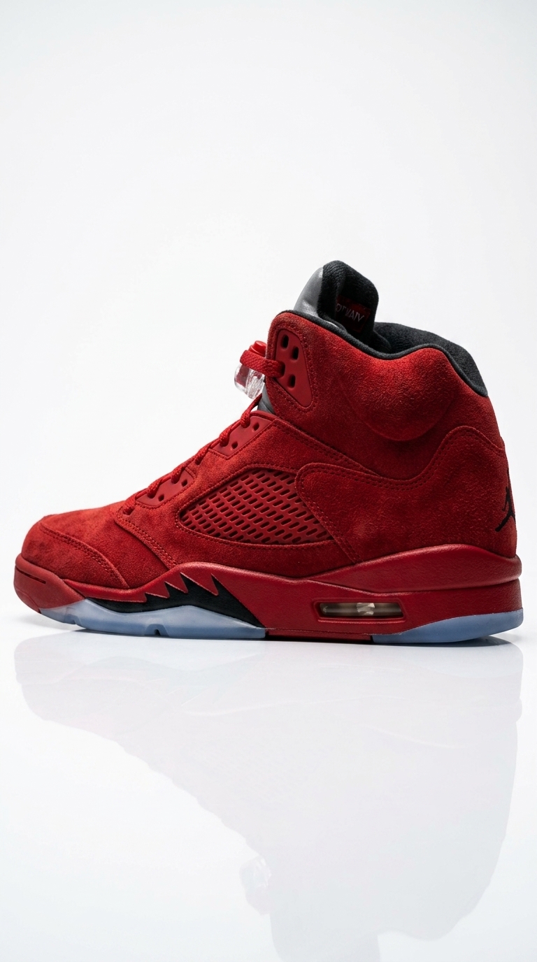 JORDAN 5 RETRO x RED SUEDE