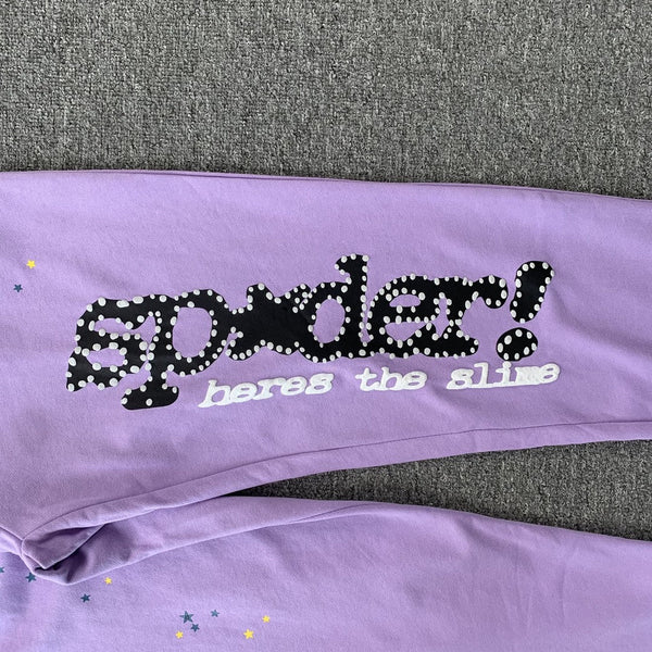 SP5DER ACAI HOODIE PURPLE