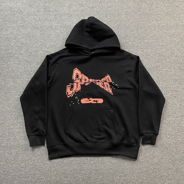 SP5DER ADULT HOODIE BLACK