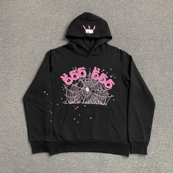 SP5DER ANGEL NUMBER HOODIE BLACK