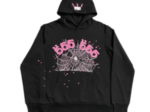 SP5DER ANGEL NUMBER HOODIE BLACK