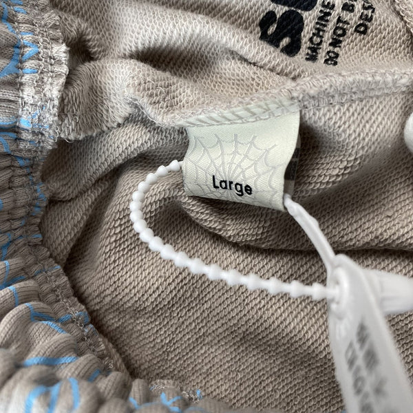SP5DER AOP WEB SWEATPANTS HEATHER GREY