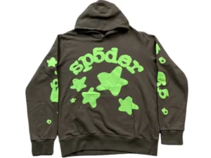 SP5DER BELUGA HOODIE SLATE GREY/GREEN