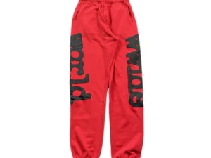 SP5DER BELUGA SWEATPANTS RED