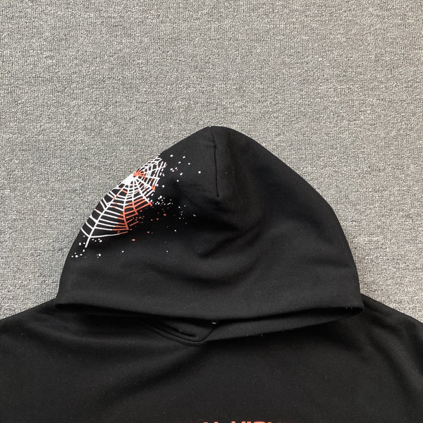 SP5DER NOCTURNAL HIGHWAY HOODIE BLACK