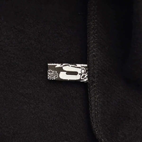 SP5DER OG RHINESTONE LOGO HOODIE BLACK
