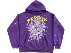 SP5DER STAR OG WEB V2 HOODIE PURPLE