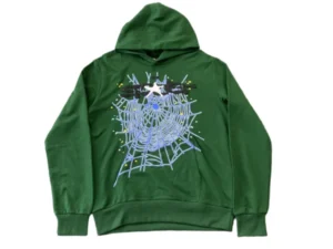 SP5DER WEB HOODIE HUNTER GREEN