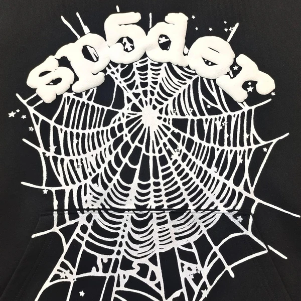 SP5DER OG WEB HOODIE BLACK