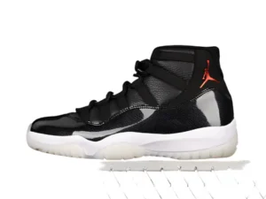 AIR JORDAN 11 RETRO 72-10 BLACK/BLACK/VARSITY RED