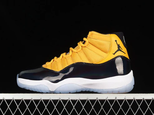 AIR JORDAN 11 RETRO BLACK/YELLOW/WHITE
