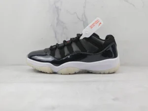 AIR JORDAN 11 RETRO LOW 72-10 BLACK/GYM RED/WHITE/SAIL