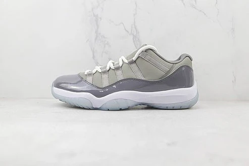AIR JORDAN 11 RETRO LOW BG MEDIUM GREY/WHITE-GUNSMOKE