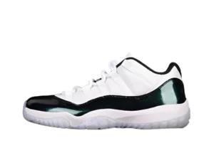 AIR JORDAN 11 RETRO LOW EMERALD WHITE/EMERALD RISE-BLACK