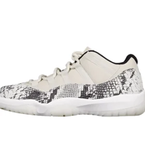 AIR JORDAN 11 RETRO LOW LIGHT BONE/UNIVERSITY RED-SAIL-BLACK