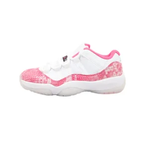 AIR JORDAN 11 RETRO LOW PINK SNAKESKIN WHITE/WATERMELON/BLACK