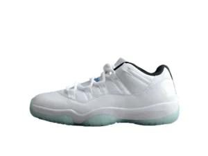 AIR JORDAN 11 RETRO LOW WHITE/WHITE/BLACK/LEGEND BLUE