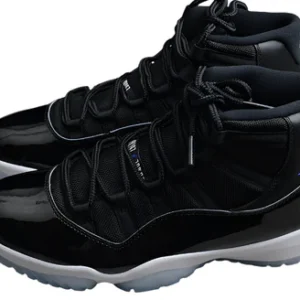 AIR JORDAN 11 RETRO SPACE JAM 2016 BLACK/CONCORD-WHITE