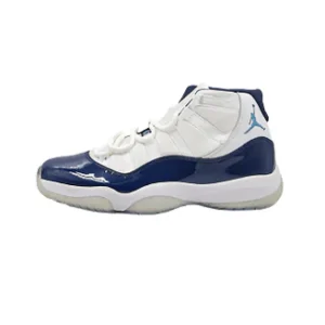 AIR JORDAN 11 RETRO WIN LIKE 82 WHITE/MIDNIGHT NAVY-UNIVERSITY BLUE