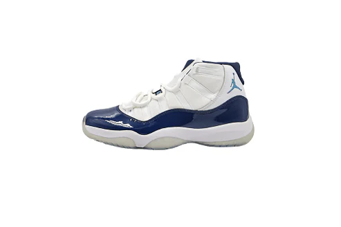 AIR JORDAN 11 RETRO WIN LIKE 82 WHITE/MIDNIGHT NAVY-UNIVERSITY BLUE