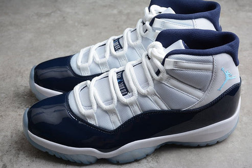 AIR JORDAN 11 RETRO WIN LIKE 82 WHITE/MIDNIGHT NAVY-UNIVERSITY BLU