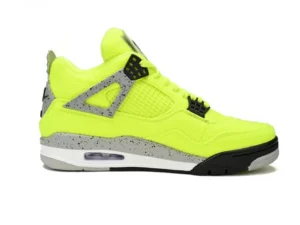 Air jordan 4 Plush Fluorescent Yellow