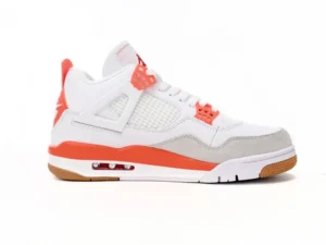 Air Jordan 4 White Orange