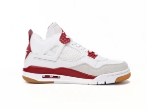 Air Jordan 4 White Red