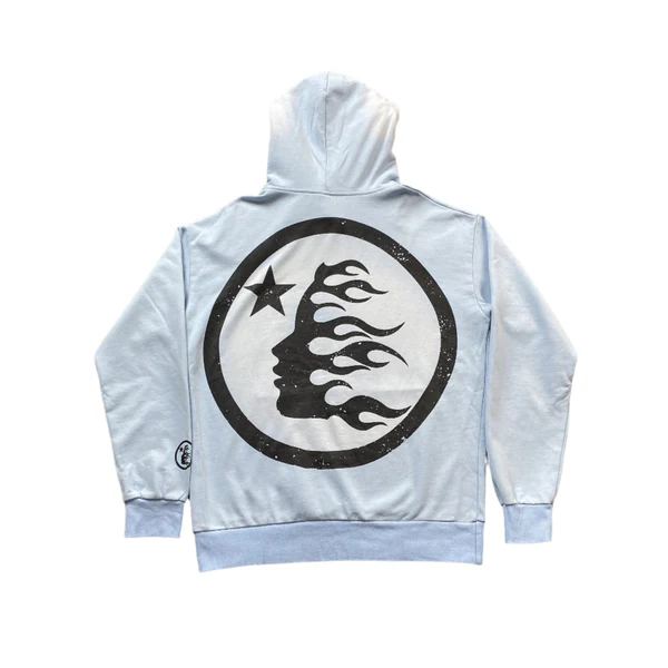 Hellstar "Records" Sky Blue Hoodie