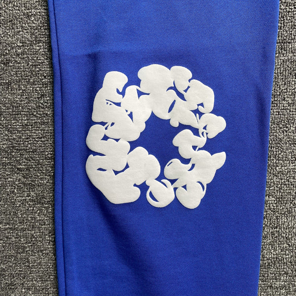 DENIM TEARS COTTON WREATH SWEATPANTS DEEP BLUE