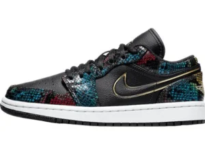 JORDAN 1 LOW x MULTICOLOR SNAKESKIN