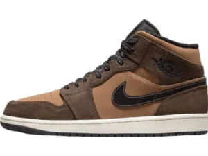 JORDAN 1 MID SE x DARK CHOCOLATE