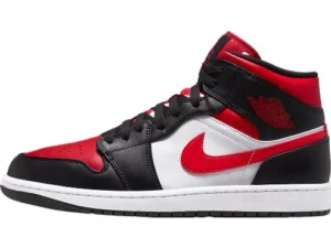 JORDAN 1 MID x BRED TOE