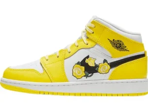 JORDAN 1 MID x DYNAMIC YELLOW FLORAL